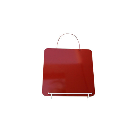RED MAGNET ENAMEL METAL BOARD WITHOUT STAR 15"