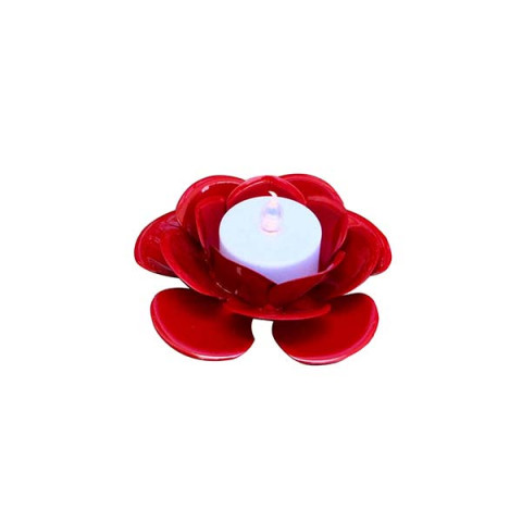 RED ROSE TEALIGHT CANDLE HOLDER