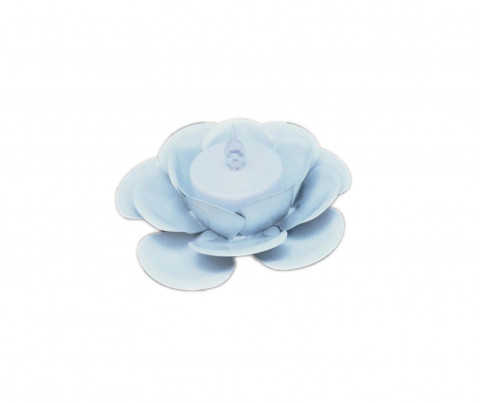 WHITE ROSE TEALIGHT CANDLE HOLDER