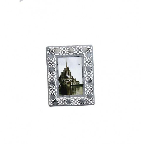 SMALL GRAY IRON PICTURE FRAME