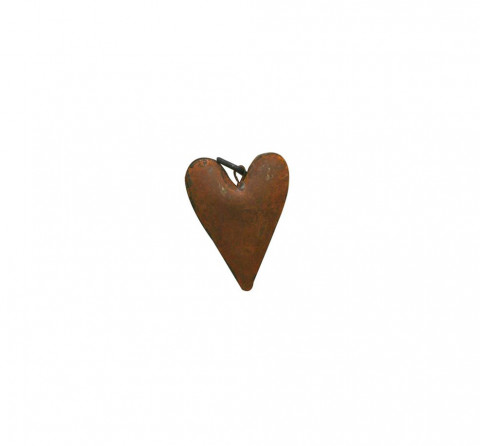 BROWN 3-D HEART 2"