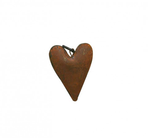 BROWN 3-D HEART 3"