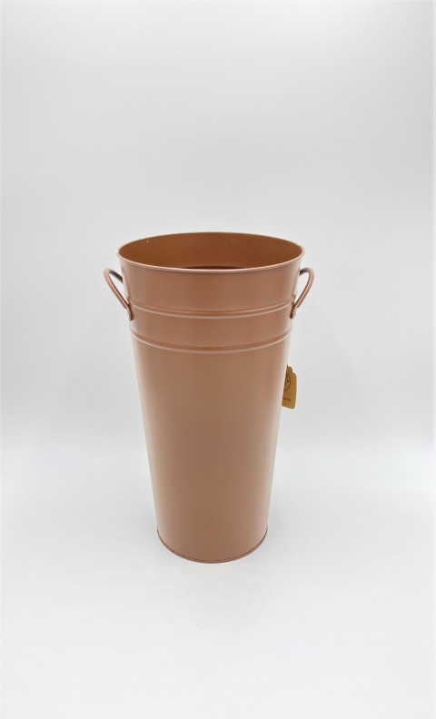 BROWN FRENCH BUCKET 11"H X 5 7/8"