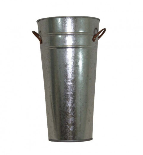 GALVANIZED ROUND FRENCH BUCKET 18"