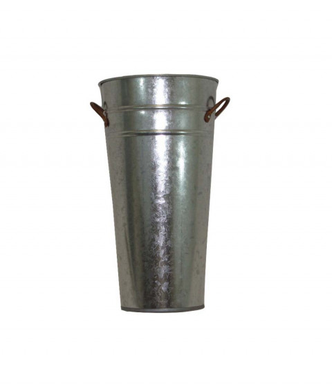 GALVANIZED ROUND FRENCH BUCKET 13"