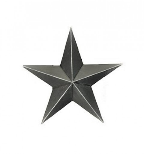 ANTIQUE BLACK FIVE POINT STAR 24"