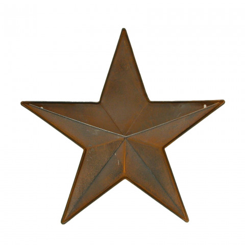 ANTIQUE BROWN STAR POCKET 16L"x2.5"W