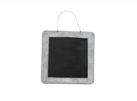 GRAY ZINC HANGING CHALKBOARD