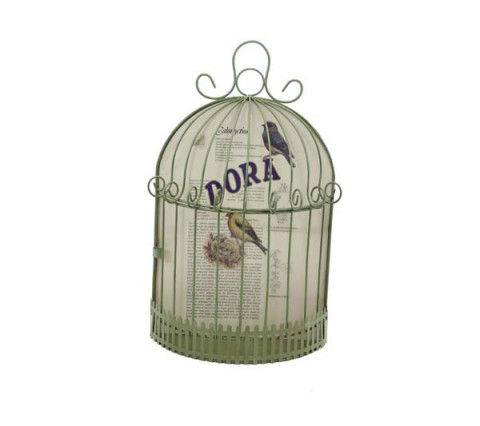 HALF BIRD CAGE WITH DORA PICTURE DESIGN