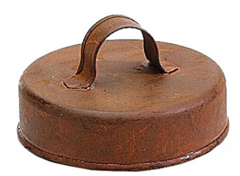 3.25" CANDLE LID WITH LOOP HANDLE,