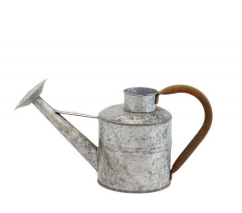 WEATHERED LOOK WATERING CAN WITH SMALL OPENING