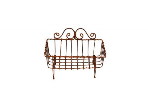 RUSTY WIRE SOAP BASKET