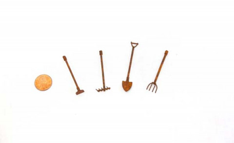 RUSTY MINI WORK TOOLS SET/4