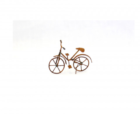 RUSTY MINI BICYCLE WITH FOOT STAND
