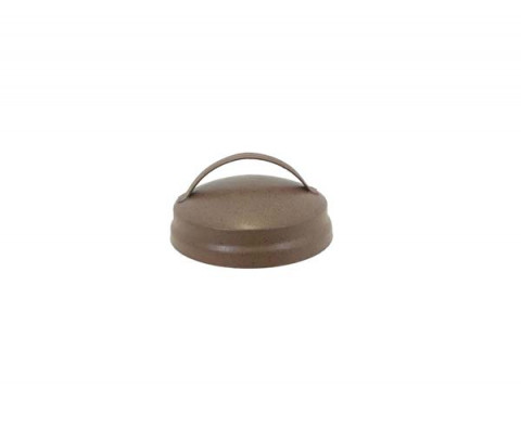 RUSTY BLACK LID WITH HANDLE 3.5"