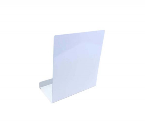 WHITE VERTICAL FREE STANDING MAGNETIC BOARD - FLAT EDGE