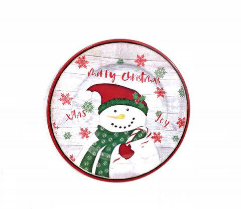 SNOWMAN PLATE