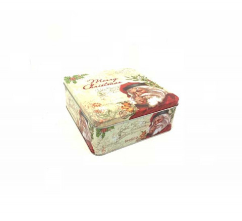 SQUARE SANTA GIFT BOX