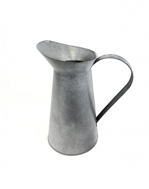 GRAY ZINC WATER PITCHER