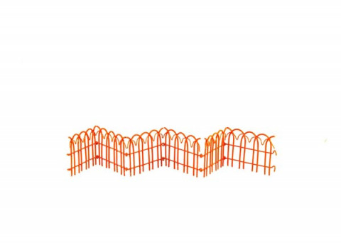 ORANGE ENAMEL WIRE FOLDING FENCE 2.5"Hx24"L/EA