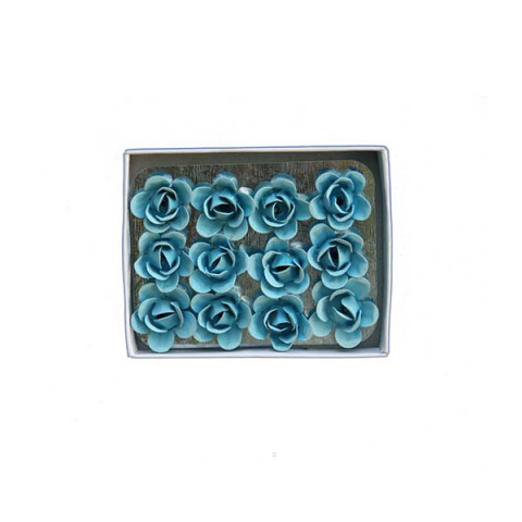 MINI TURQUOISE MAGNETIC ROSEBUD