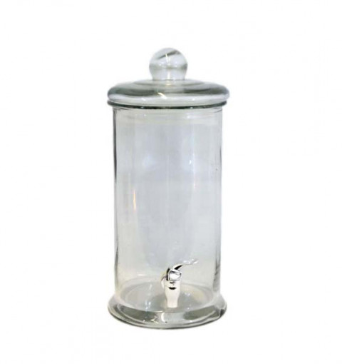 TALL GLASS DRINK DISPENSER 7.48"X16.54"