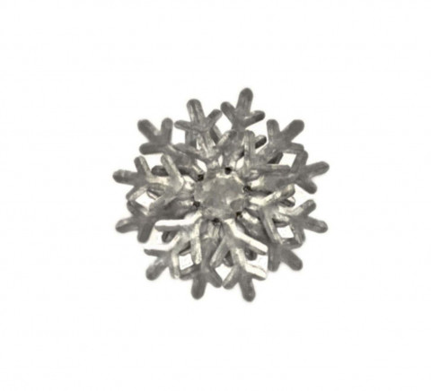 WEATHERED LOOK MAGNETIC SNOWFLAKE
