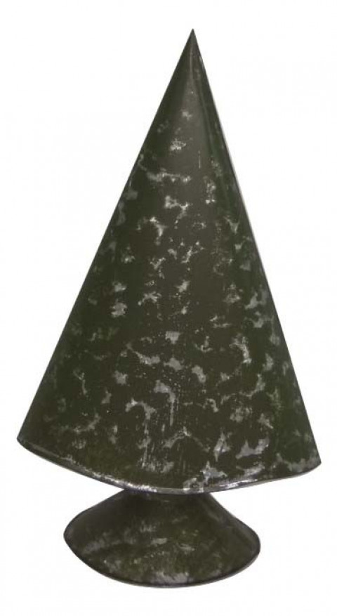 LARGE DISTRESSED MOSS GREEN CHRISTMAS TREE