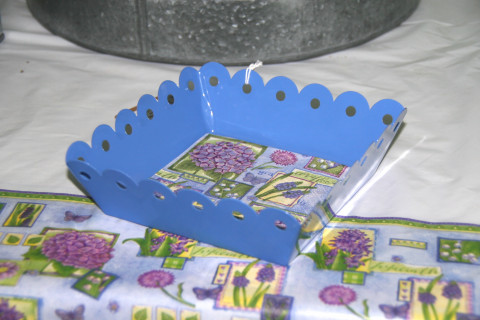SKY BLUE  COCKTAIL NAPKIN HOLDER